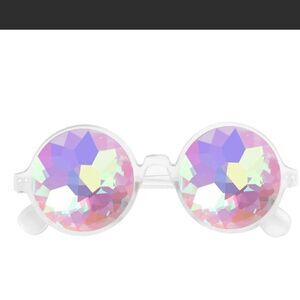 NWOT Holographic Kaleidoscope Prism Glasses